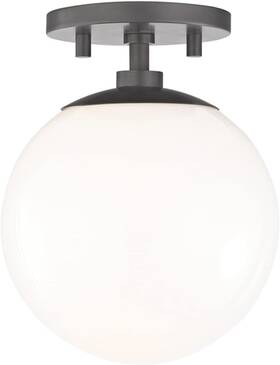 H105601-ob Mitzi Hudson Valley Lighting Stella 1 Light 7 Inch Semi Flush Mount Ceiling In Old Bronze