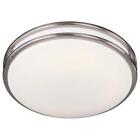 Mk.861-84-pl Minka Lavery Energy Efficient Flush Mount In Brushed 747396053622