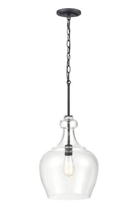 4211-mb Ml Lighting Corra 1-light Pendant Light Matte Black