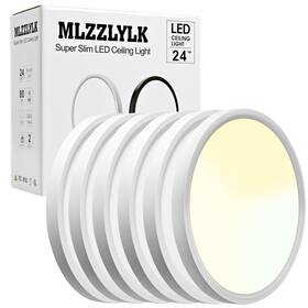Fixture24w Mlzzlylk Ml01 6pk 12 Inch Led Flush Mount Ceiling Light Super Slim Lig
