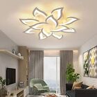 Modern Ceiling Lightdimmable Led Flower Shape Lamp Fixture With Remote C