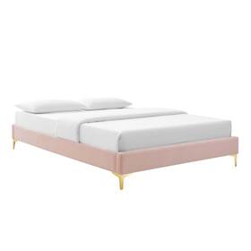 Mod-6275-pnk Modway Furniture Sutton Queen Bed Frame Pink -