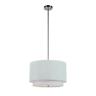 Mopnd-802-iv Bel Air Lighting Bulb Sleek Ivory Pendant Acrylic Fabric Tiered