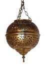 Ll101 Moroccan Hanging Lantern - Brass