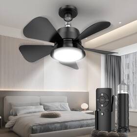 Fs400-b2 Motctqvd Socket Ceiling Fans With Lights 3 Colors 1000 Lumens Modern Fan