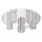 25726-hbu Mount 5-light Bay Olivet Chrome Flush Hampton