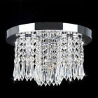 B859-lb-402 Mount Crystal Monique Chandelier Chrome Flush
