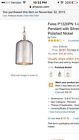 P1320 Murray Feiss Polished Nickel Hounslow Light Mini Pendant Available