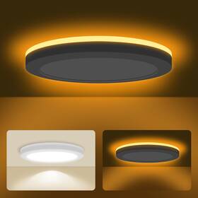 Mrfm-5cct Mw 7 Inch Led Flush Mount Ceiling Light Ith Night 12 2700k/3000k/3500k/4000k/