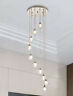 Mx19053-10-p Maxax Light Spiral Chandelier