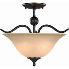 12-7707 N-a Dover Series Oil Rubbed Bronze Finish Semi Flush 802062127707