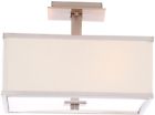 N2008 Hampton Bay Menlo Park Brushed Nickel With Cream 0887016005843