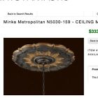 N5030-159 Lavery Minka Medallion Metropolitan Ceiling