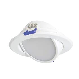 Sl4-550sw-wh3k Nadair 774891059378 Led 4 Inch Ic Dimmable Gimbal Ultra Slim Recessed Panel Light Wit