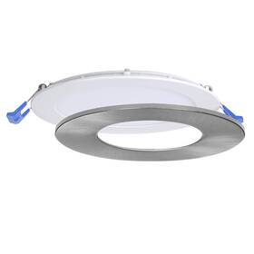 Sl6-1125-wh4k2 Nadair 6 Inch Ic Dimmable Ultra Slim Recessed Light With Junction Box 15w