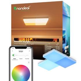 Nf083 Nanoleaf Smart Ceiling Light Rgbcw Led Lights Compatible With Alexa Flush Mo