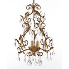 Nbc-scl1531cg Discount Dean Goldtone Crystal Chandelier Hardwire And Plug Inclose Out
