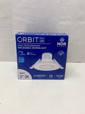 Ob300-0510-3k-wh Ndr Orbit High Performance Recessed Downlight - White New