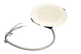 Tbx-cct-814-wh Ndr 8in Recessed Led Downlight 0-10v Dimmable Round White