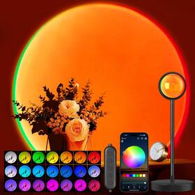 Neroupe 345496193097 Sunset Lamp Projector With App And Button Control 360 Degree Rotation Multiple