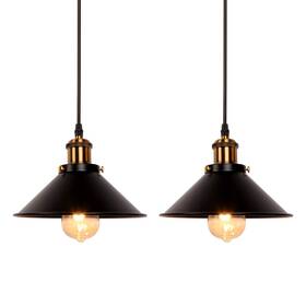 Pd2020-2 Newrays Industrial Retro Black Iron Kitchen Restaurant Bar Balcony Hanging Pendant Li