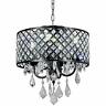 Ng1qq014lbk New Galaxy Modern Antique Black Round Crystal Chandelier 638170659812