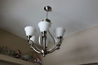 4656bn Nickel Brushed Pics Chandelier ..nice ...lqqk Bolla Hinkley