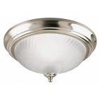 6430400 Nickel Lighting Mount 1 Westinghouse Brushed Fixture Flush Ceiling Light