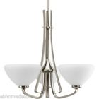 P4641-09di Nickel Chandelier Progress Light 3 525474 Brush