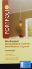 0351245 - Nickel Light Spun Portfolio Mini-pendant Crimson Brushed Glass Fixture