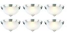372289 Nickel Set Mount Fixture Hampton Light Ceiling Bay 6 Flush Stratus 2