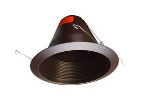 17550aob Nicor Lighting 6 Inch Oil-rubbed Bronze Airtight Recessed Cone Baffle Trim Fits