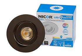 Dlg2-10-120-3k-ob Nicor 767706099065 Lighting Adjustable Downlight Oil-rubbed Bronze
