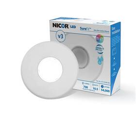 Dlf301203kwh Nicor 767706186833 Flush Mount 3000k White