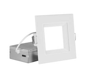 Rel41120sqrwh Nicor 767706194890 Lighting Rel-r Canless Downlight 4in White