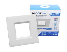 Dlq4-10-120-3k-wh Nicor 783325875118 Lighting Dlq4 Led Downlight 4 Inch 3000k
