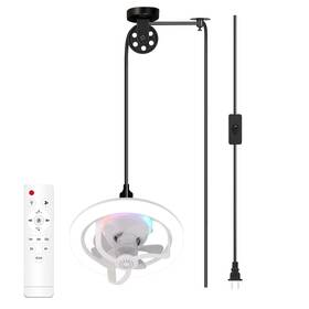Fan-8029 Nieadu Ceiling Fan With Lights Low Profile Flush Mount Fans Remote Control D