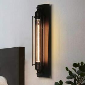 461864 Niuyao Wall Light Fixture Industrial Tube Ceiling With Metal Cage In