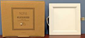 Neflintw-s6233mpwle4 Nora Lighting 6 Inch E-series Square Led Downlight White Trim 1000lm Cct Selectable
