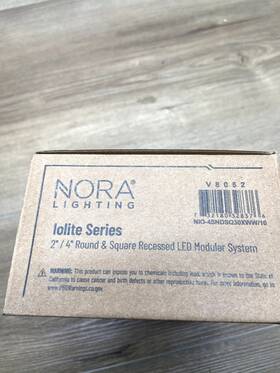 Nio-4sndsq30xww Nora Lighting Nio-4sndsq30xww/10 Iolite 4 Inch Led Square Light - White