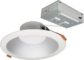 Nlth-61tw-hzmpw Nora Lighting Nlth-61tw Theia Led Canless Recessed Fixture - Haze / Matte Powder