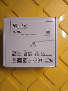 Nm2-2rdc6030mpw Nora Lighting Nm2-2rdc6030 M2 Led Canless Recessed Fixture - White