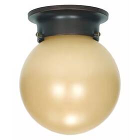 60-1279 Nuvo 1-light 60w Incandescent Basic Fixture Mahogany Bronze Finish