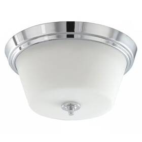 60-4088 Nuvo Bento 3-light Flush Fixture With Satin White Glass