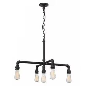 60-5795 Nuvo Iron 5 Light Hanging Fixture Industrial Bronze Finish Indust