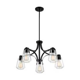 5-lght Nuvo 60/7105 Fixture Chandelier Incandescent 60w 120v A19 Medium