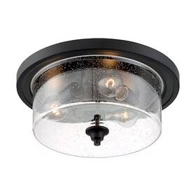 7291 Nuvo 60/7291 Fixture Flush 3-light Incandescent 60w 120v A19 Medium