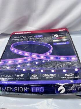 64-140 Nuvo Dimension Pro -tape Light Strip- 32 Ft Hi-output-rgb Plus Tunable White Open Box