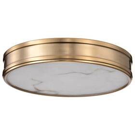 Nuvo Lighting 045923621918 Kendall - 14 Inch Led Flush Mount Burnished Brass With