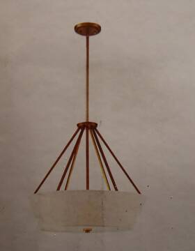 60-5841 Nuvo Lighting 045923658419 Seneca Four Light Pendant /color Brass